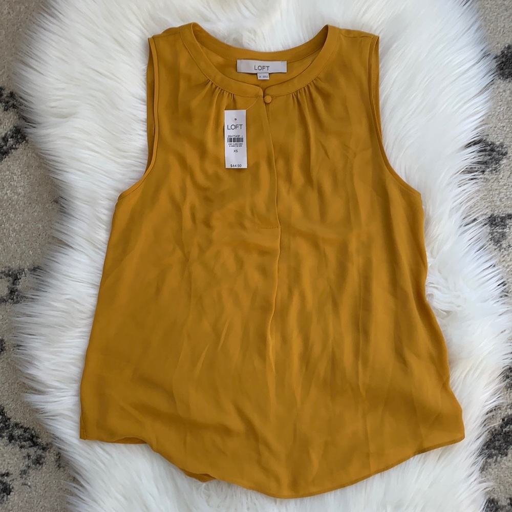 Loft Mustard Yellow Tank